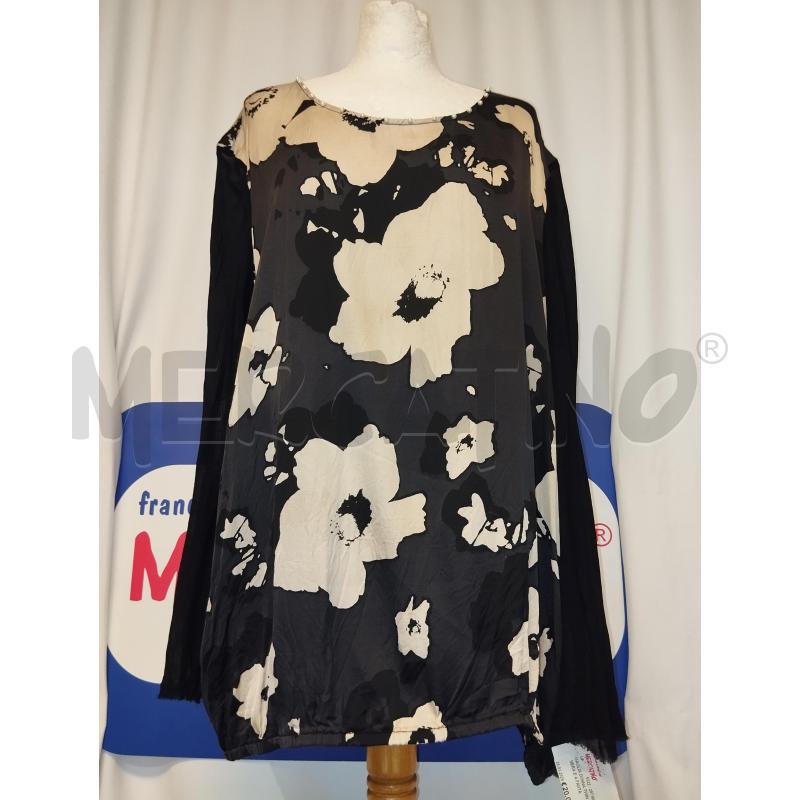 MAGLIA DONNA TWIN SET  NERA E A FANTASIA BEIGE  | Mercatino dell'Usato Catania stazione centrale 1