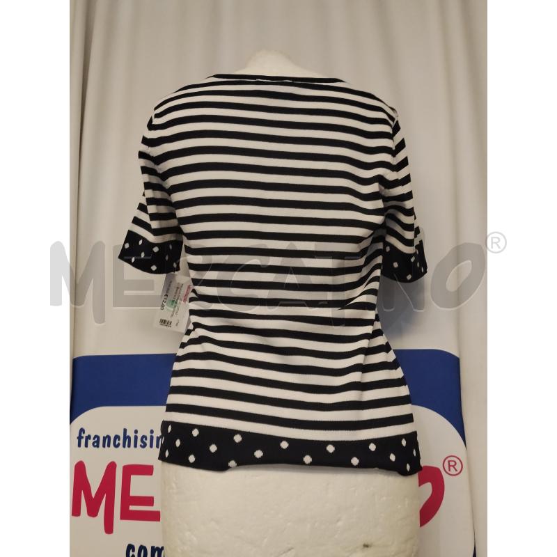 MAGLIA DONNA  DORATELLA BIANCA E BLU | Mercatino dell'Usato Catania stazione centrale 3