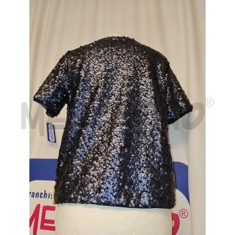 MAGLIA DONNA  LINEA CINQUE BLU PAILLETTS  | Mercatino dell'Usato Catania stazione centrale 3
