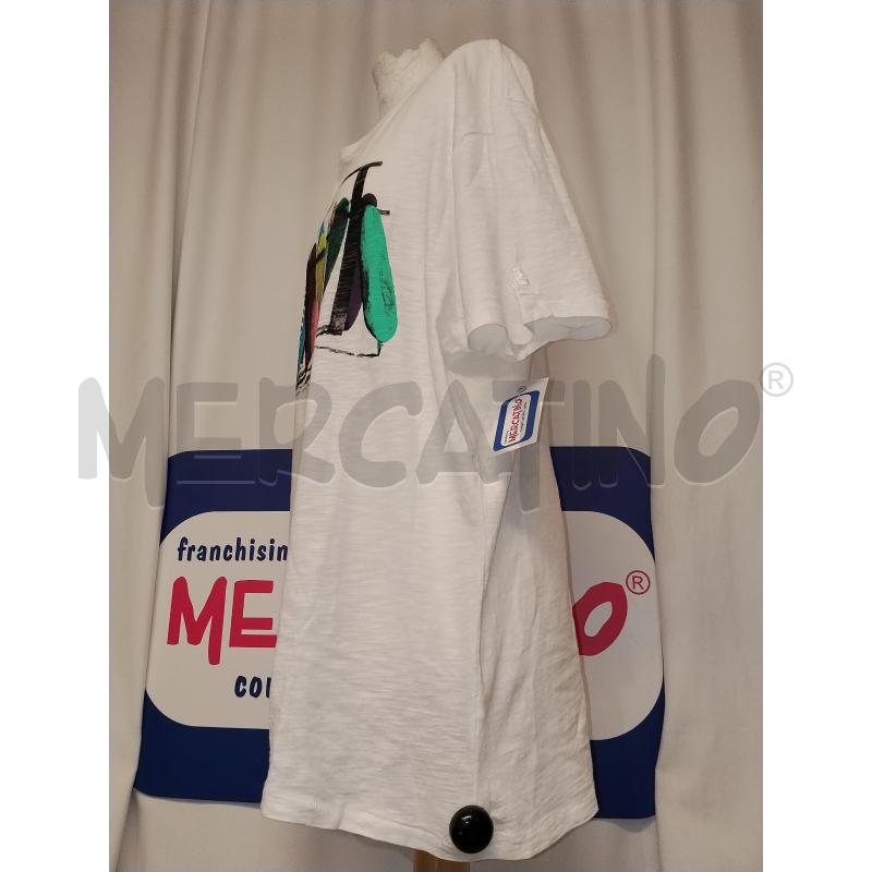 MAGLIA UOMO SUNDEK BIANCA CON STAMPA | Mercatino dell'Usato Catania stazione centrale 2