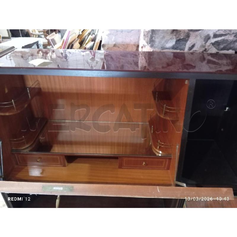 MOBILE  BAR ANNI 60 IN TEAK | Mercatino dell'Usato Catania stazione centrale 3