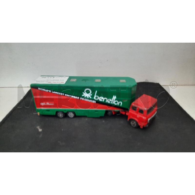 MODELLINO CAMION POLISTIL BENETTON | Mercatino dell'Usato Catania stazione centrale 1