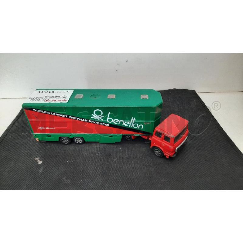 MODELLINO CAMION POLISTIL BENETTON | Mercatino dell'Usato Catania stazione centrale 2