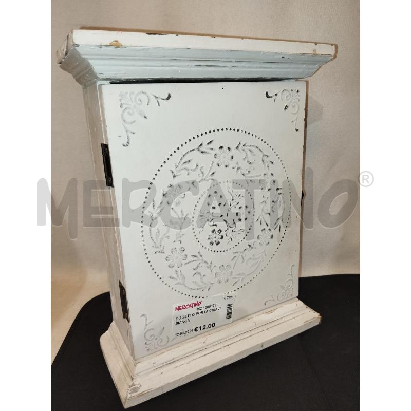 OGGETTO PORTA CHIAVI BIANCA | Mercatino dell'Usato Catania stazione centrale 3