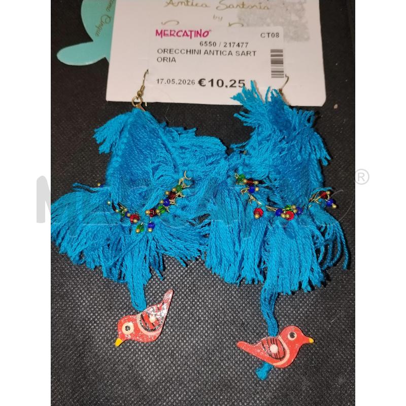 ORECCHINI ANTICA SARTORIA  | Mercatino dell'Usato Catania stazione centrale 1