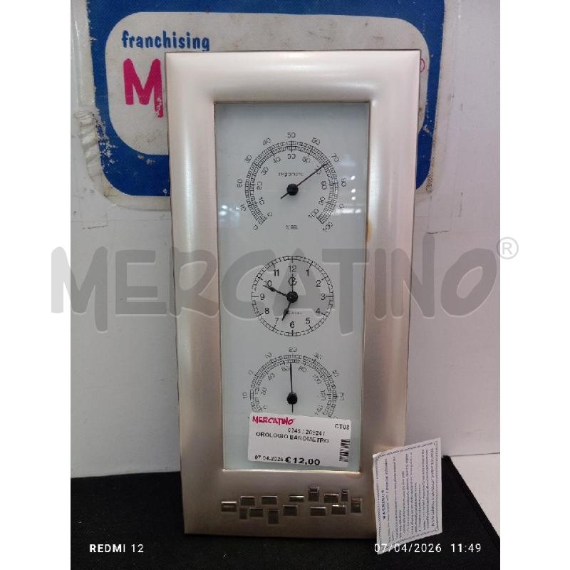 OROLOGIO BAROMETRO | Mercatino dell'Usato Catania stazione centrale 1