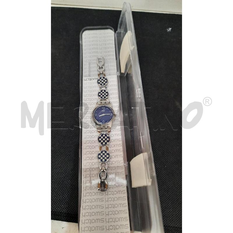 OROLOGIO DA POLSO SWATCH  ARGENTO E BLU  | Mercatino dell'Usato Catania stazione centrale 1