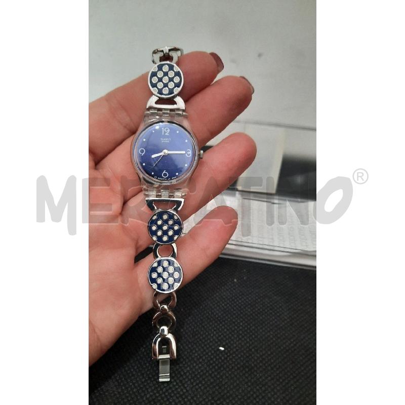 OROLOGIO DA POLSO SWATCH  ARGENTO E BLU  | Mercatino dell'Usato Catania stazione centrale 2