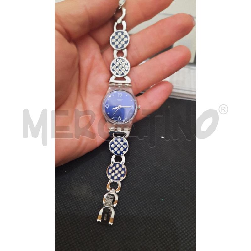 OROLOGIO DA POLSO SWATCH  ARGENTO E BLU  | Mercatino dell'Usato Catania stazione centrale 3