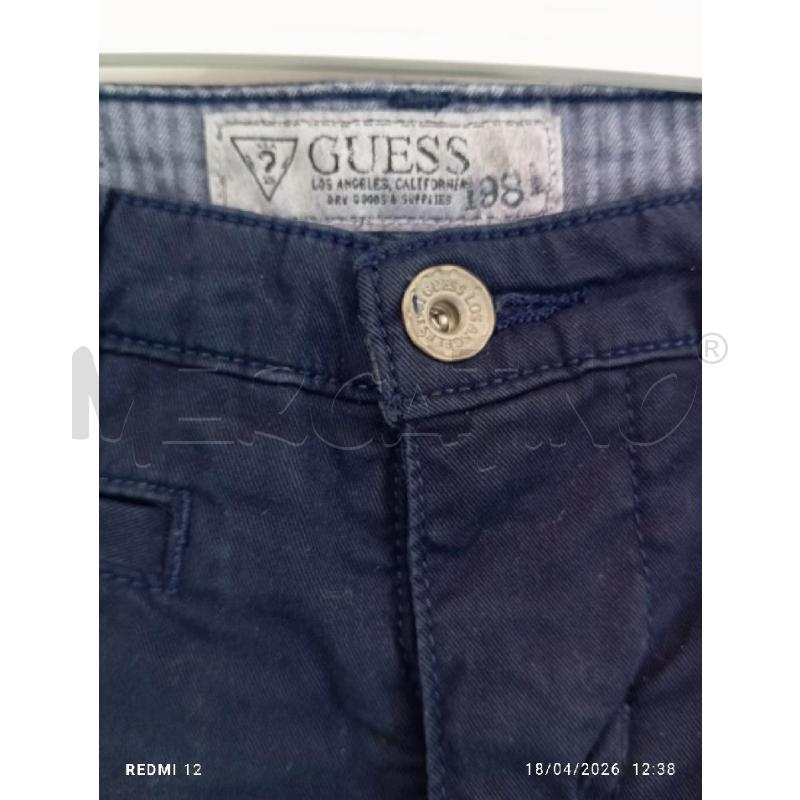 PANTALONCINO DONNA GUESS BLU  | Mercatino dell'Usato Catania stazione centrale 2
