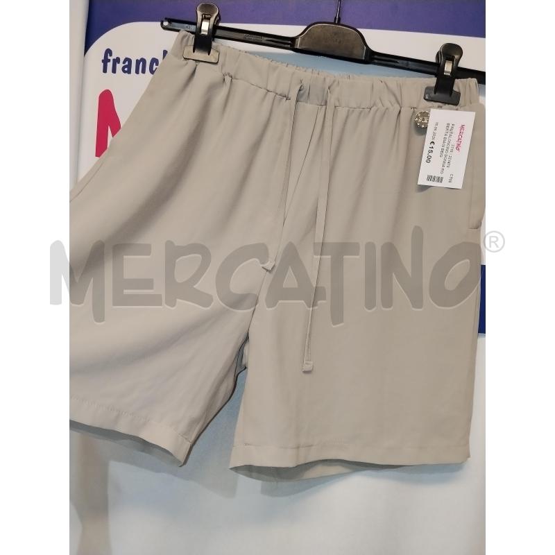 PANTALONCINO DONNA ROBERTA BIAGI BEIGE  | Mercatino dell'Usato Catania stazione centrale 2