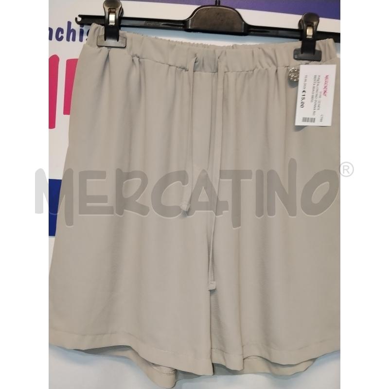 PANTALONCINO DONNA ROBERTA BIAGI BEIGE  | Mercatino dell'Usato Catania stazione centrale 3