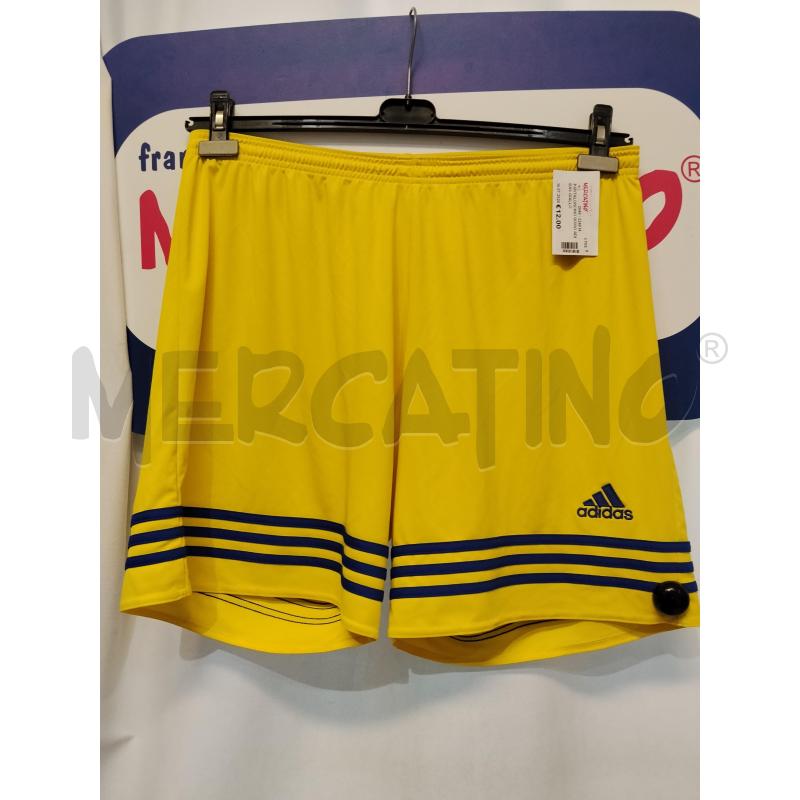 PANTALONCINO UOMO ADIDAS GIALLO  | Mercatino dell'Usato Catania stazione centrale 1