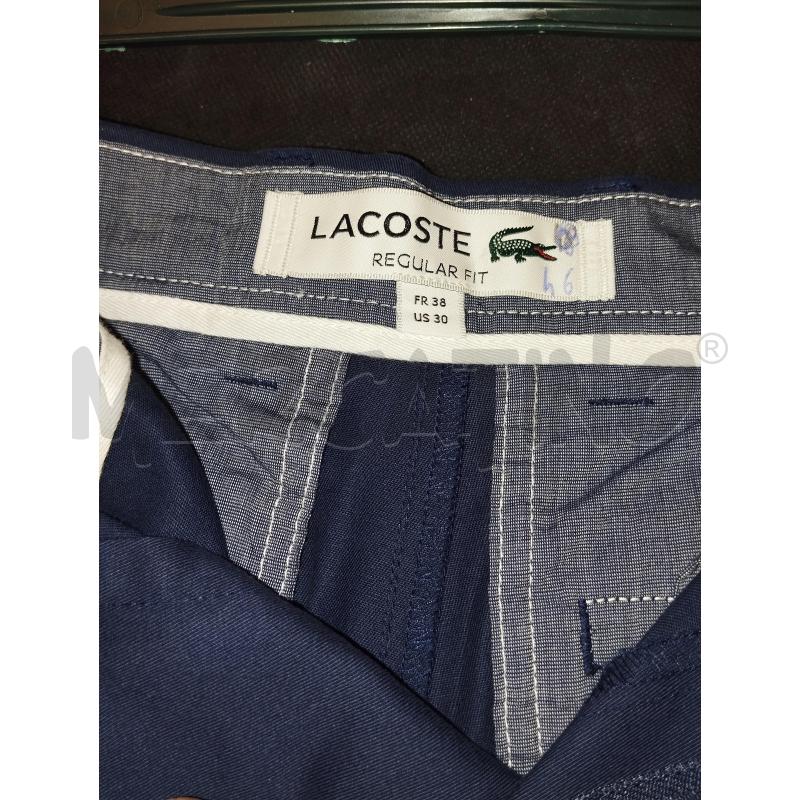 PANTALONCINO UOMO LACOSTE BLU | Mercatino dell'Usato Catania stazione centrale 3