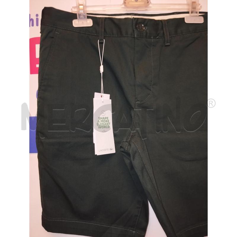 PANTALONCINO UOMO LACOSTE VERDE | Mercatino dell'Usato Catania stazione centrale 2