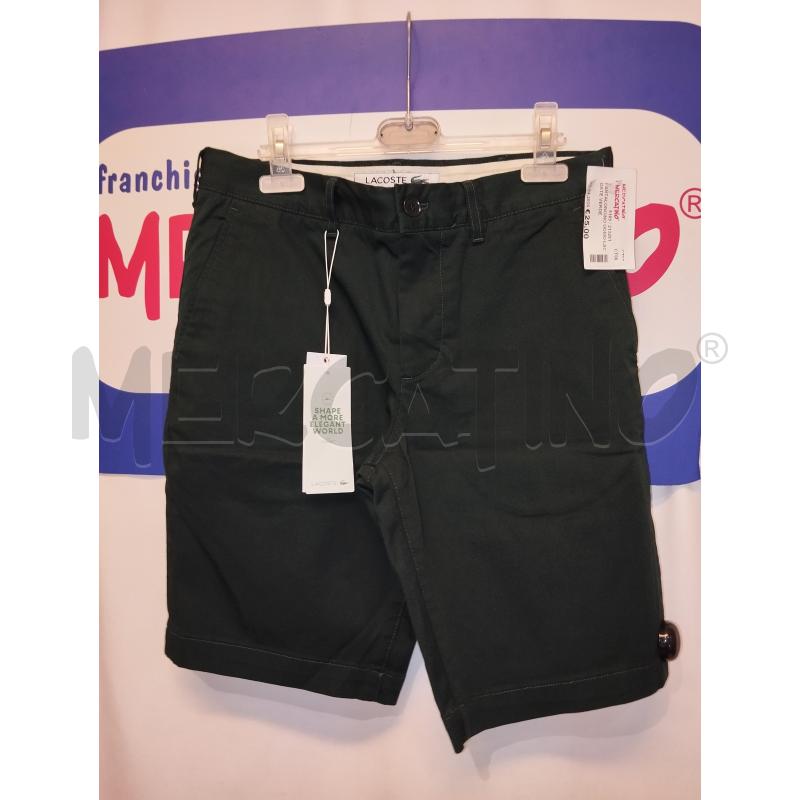 PANTALONCINO UOMO LACOSTE VERDE | Mercatino dell'Usato Catania stazione centrale 4