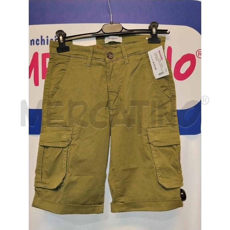 PANTALONCINO UOMO MARKUP VERDE  | Mercatino dell'Usato Catania stazione centrale 1