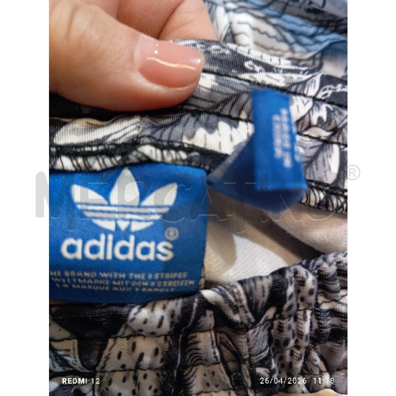 PANTALONE DONNA ADIDAS A FANTASIA BIANCO E NERO | Mercatino dell'Usato Catania stazione centrale 4