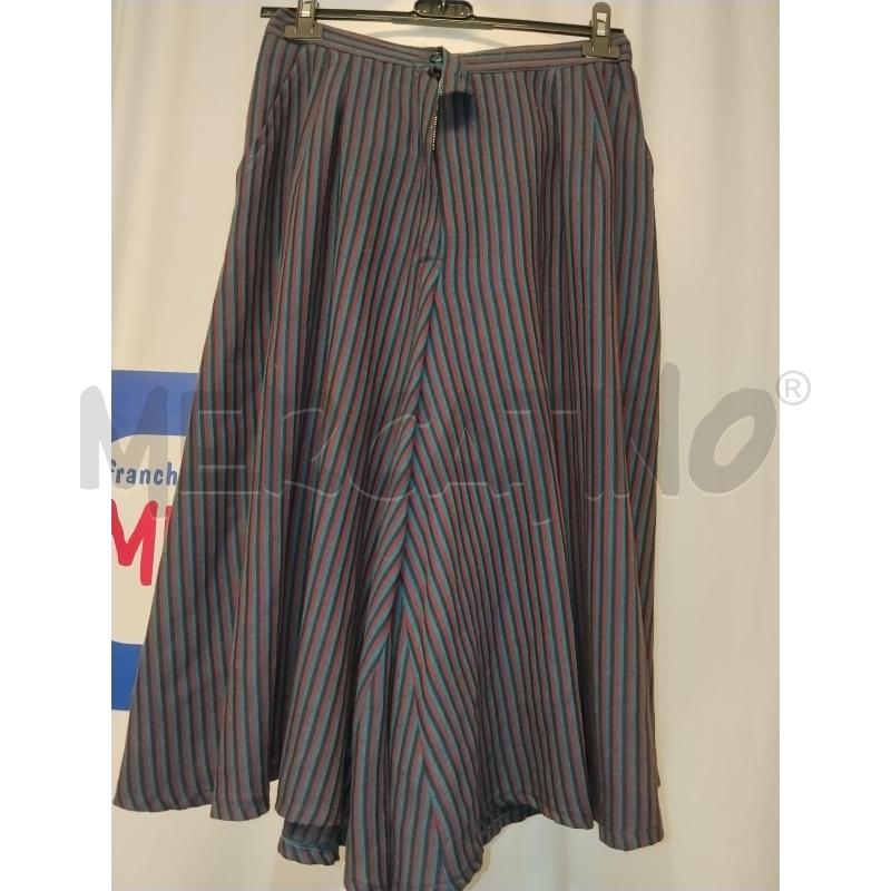 PANTALONE DONNA A RIGHE BLU VIOLA AVION | Mercatino dell'Usato Catania stazione centrale 1