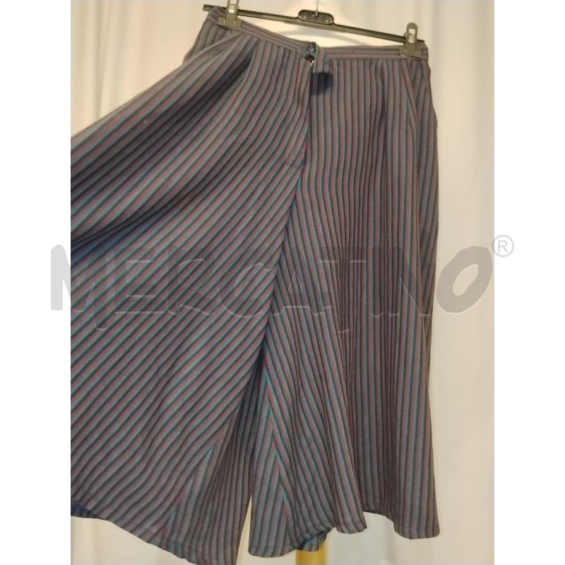 PANTALONE DONNA A RIGHE BLU VIOLA AVION | Mercatino dell'Usato Catania stazione centrale 3