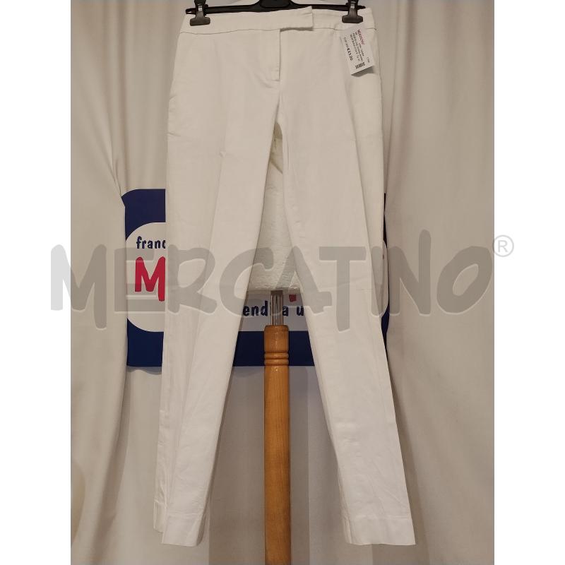 PANTALONE DONNA BORBONESE BIANCO DA RIVEDERE | Mercatino dell'Usato Catania stazione centrale 1