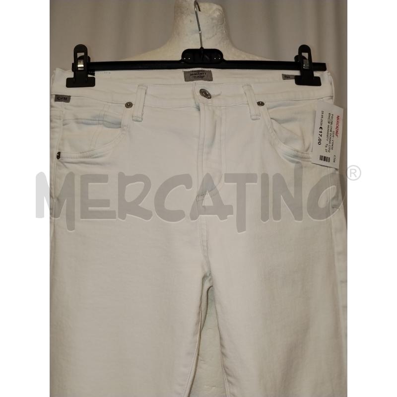 PANTALONE DONNA CITIZENS OF HUMANITY BIANCO | Mercatino dell'Usato Catania stazione centrale 3