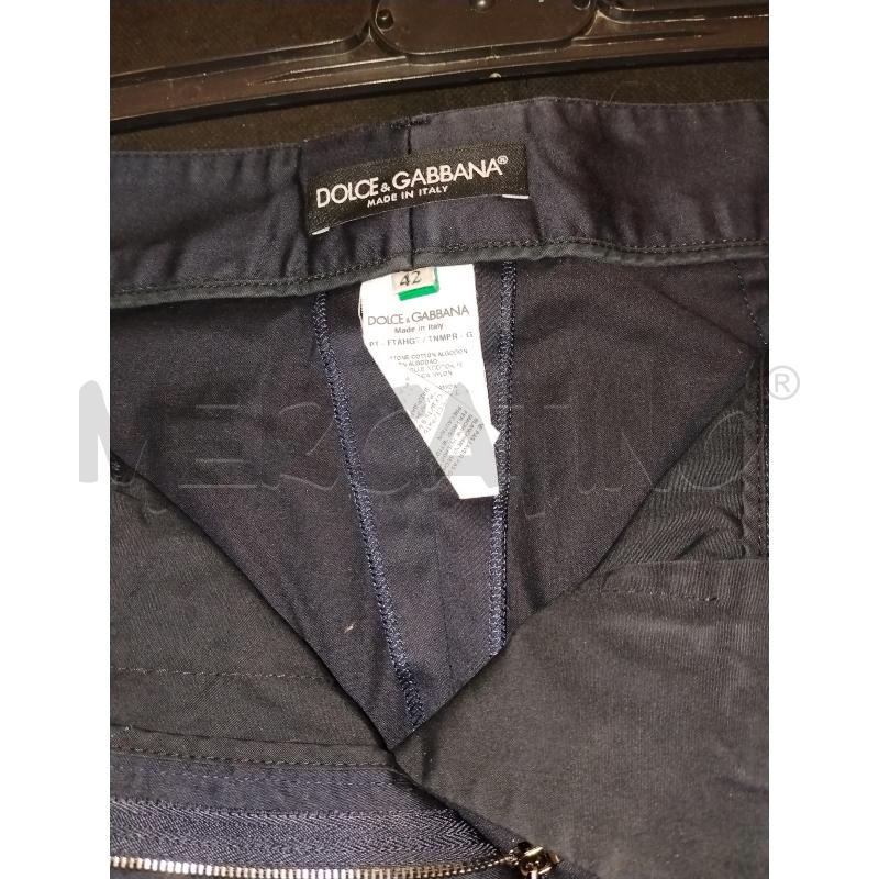 PANTALONE DONNA DOLCE & GABBANA BLU  | Mercatino dell'Usato Catania stazione centrale 3