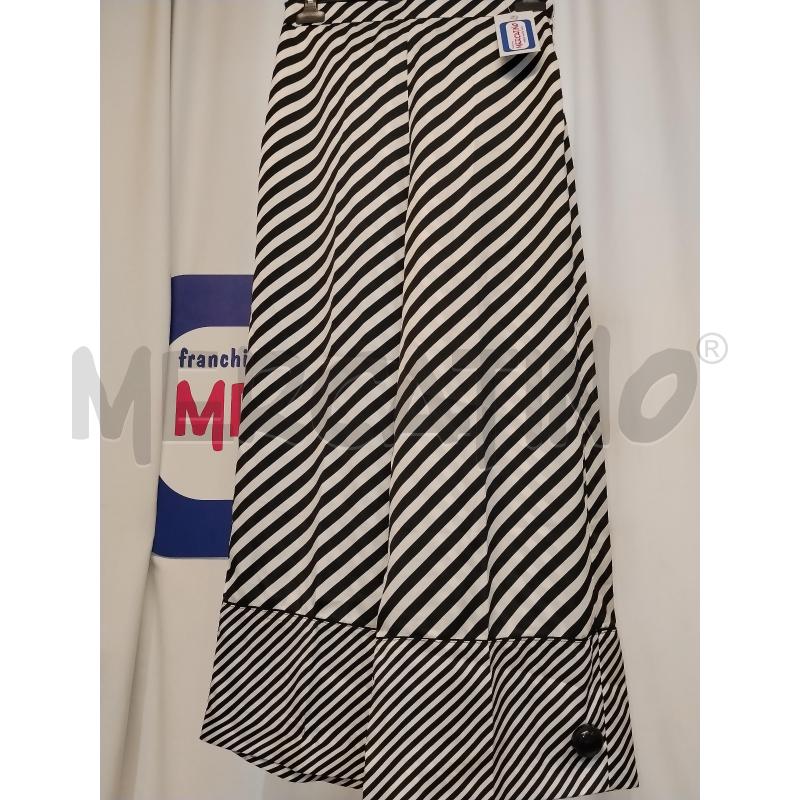 PANTALONE DONNA EMMA MARELLA NERO E BIANCO  A RIGHE  | Mercatino dell'Usato Catania stazione centrale 1