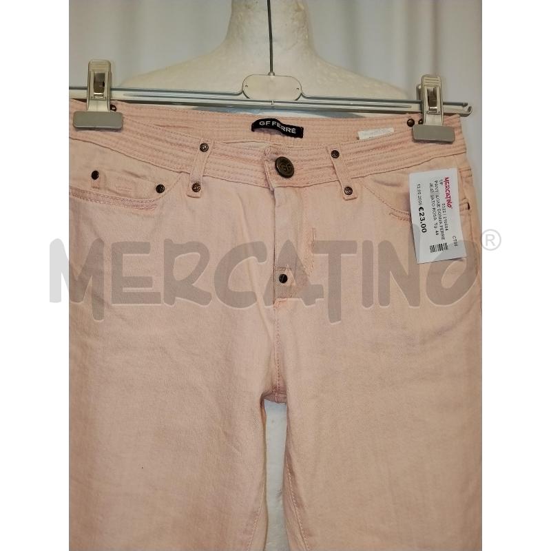 PANTALONE DONNA FERRE JEANSATO ROSA | Mercatino dell'Usato Catania stazione centrale 2