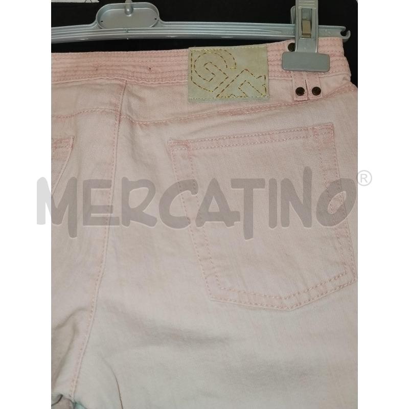 PANTALONE DONNA FERRE JEANSATO ROSA | Mercatino dell'Usato Catania stazione centrale 4