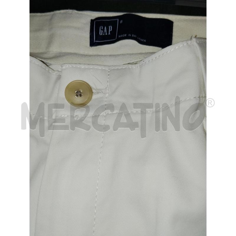 PANTALONE DONNA GAP BIANCO  | Mercatino dell'Usato Catania stazione centrale 4