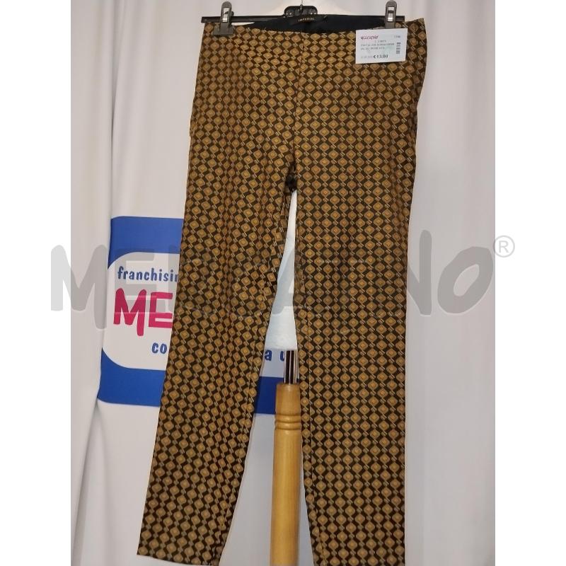 PANTALONE DONNA IMPERIAL MARRONE A FANTASIA | Mercatino dell'Usato Catania stazione centrale 3