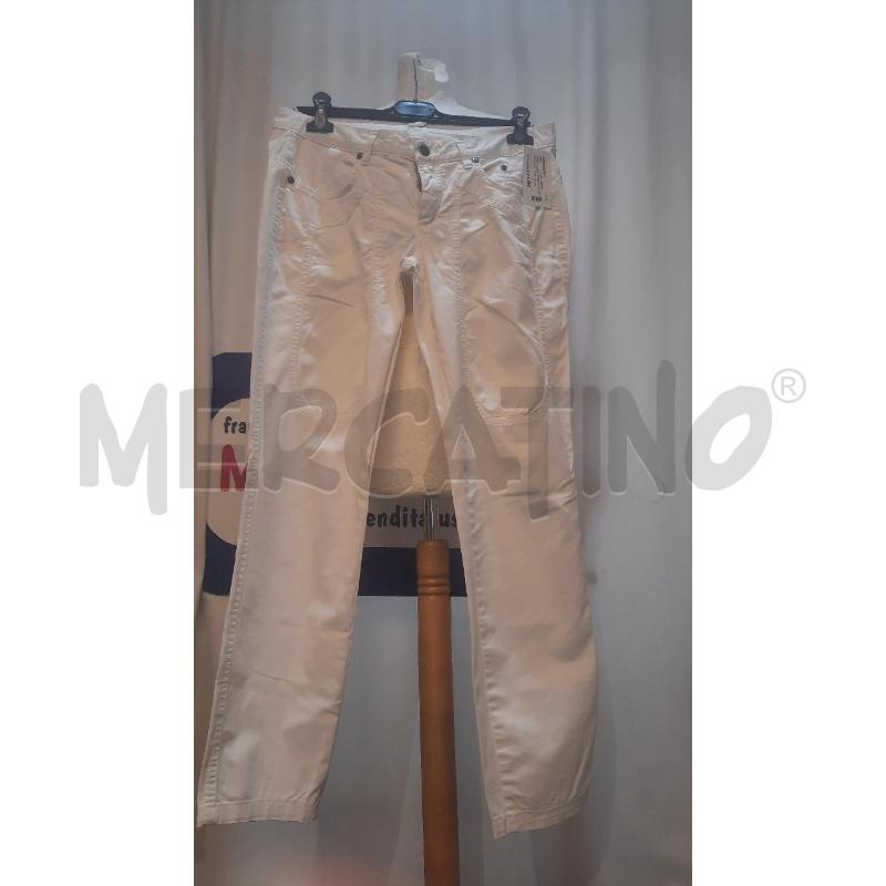 PANTALONE DONNA JECKERSON BIANCO | Mercatino dell'Usato Catania stazione centrale 1