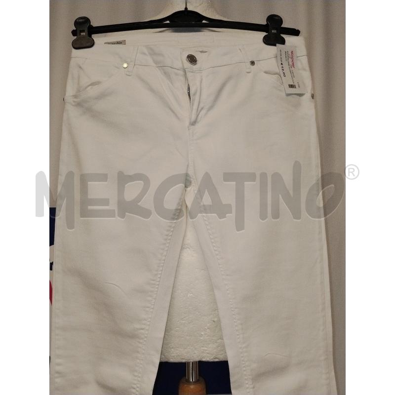 PANTALONE DONNA KOCCA BIANCO  | Mercatino dell'Usato Catania stazione centrale 2