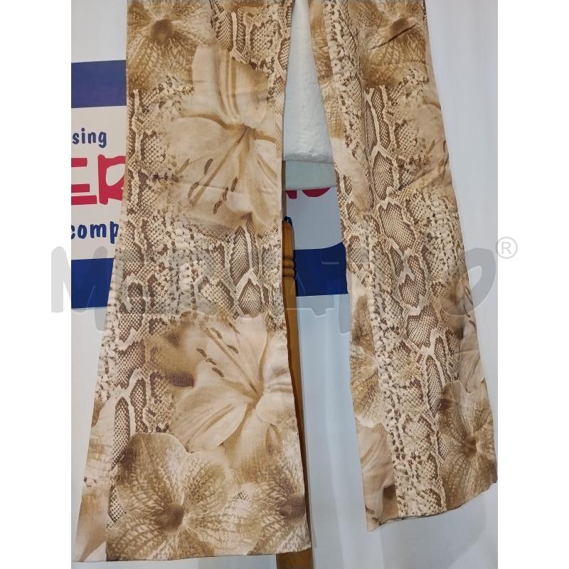 PANTALONE DONNA KRIZIA BEIGE A FANTASIA | Mercatino dell'Usato Catania stazione centrale 3