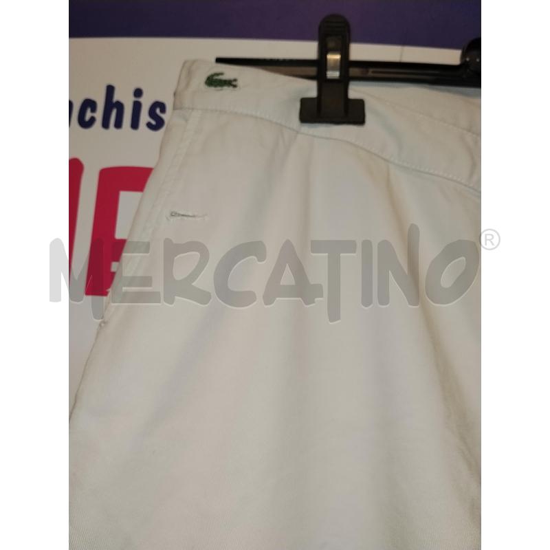 PANTALONE DONNA LACOSTE VINTAGE BIANCO | Mercatino dell'Usato Catania stazione centrale 2