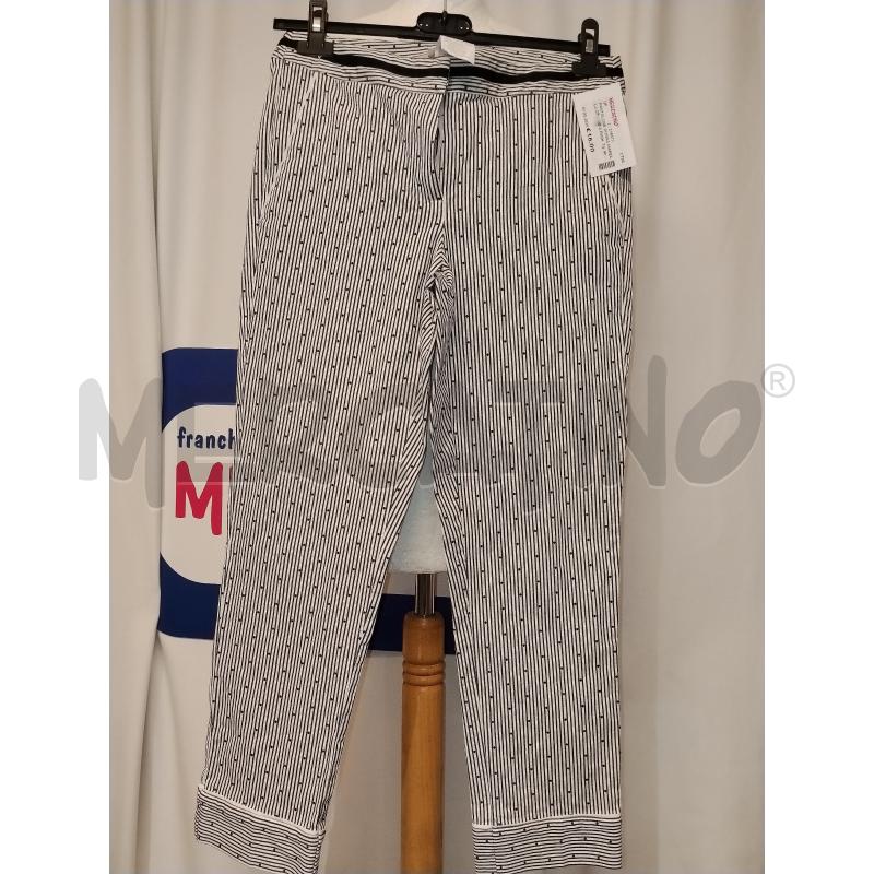 PANTALONE DONNA MARELLA BIANCO A RIGHE NERO  | Mercatino dell'Usato Catania stazione centrale 3