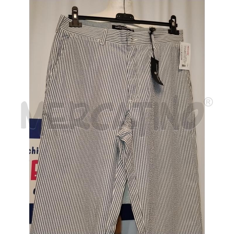 PANTALONE DONNA MARINA YACHTING A RIGHE BIANCO E BLU | Mercatino dell'Usato Catania stazione centrale 3