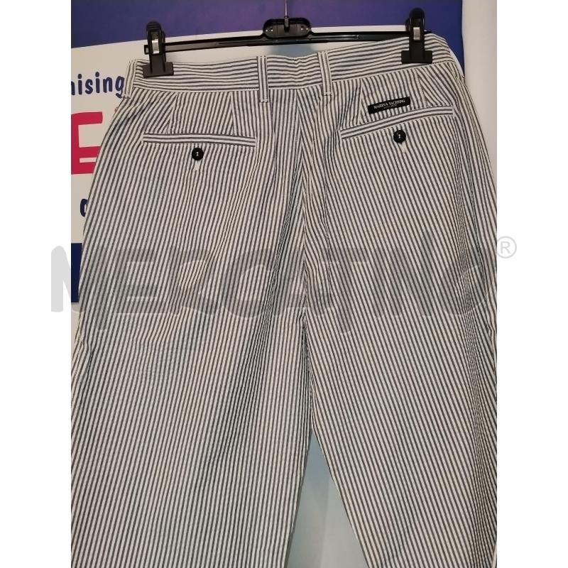 PANTALONE DONNA MARINA YACHTING A RIGHE BIANCO E BLU | Mercatino dell'Usato Catania stazione centrale 4