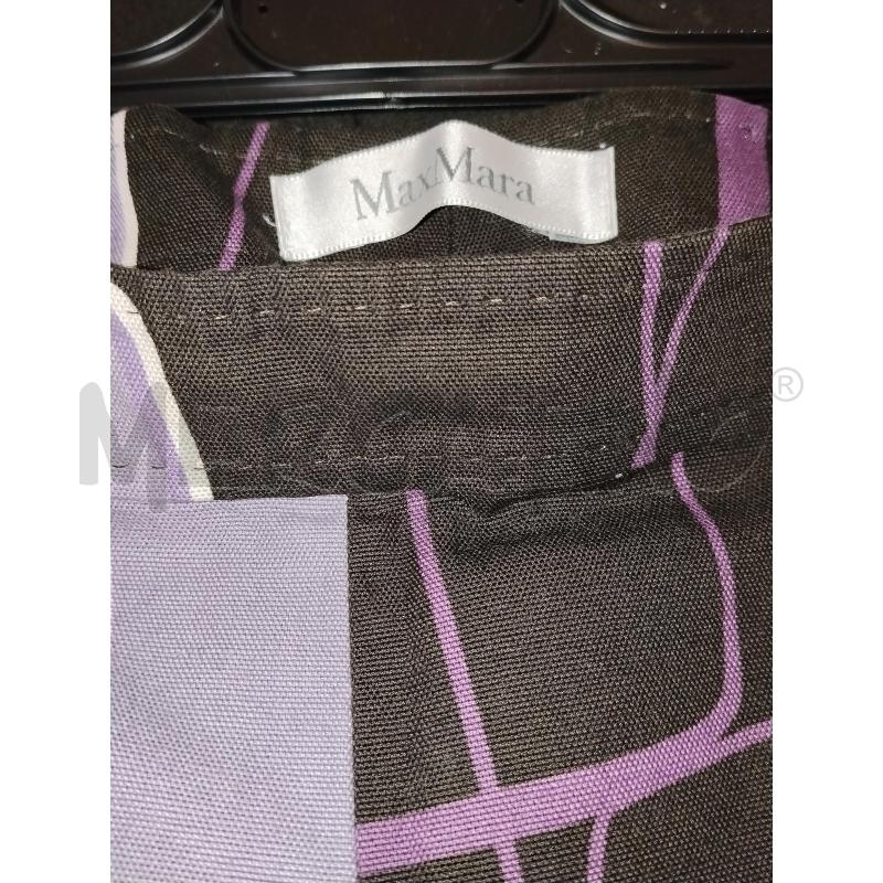 PANTALONE DONNA MAXMARA NERO A FANTASIA VIOLA | Mercatino dell'Usato Catania stazione centrale 4