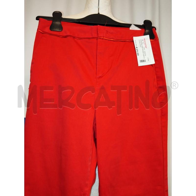 PANTALONE DONNA MAX &CO ROSSO  | Mercatino dell'Usato Catania stazione centrale 3