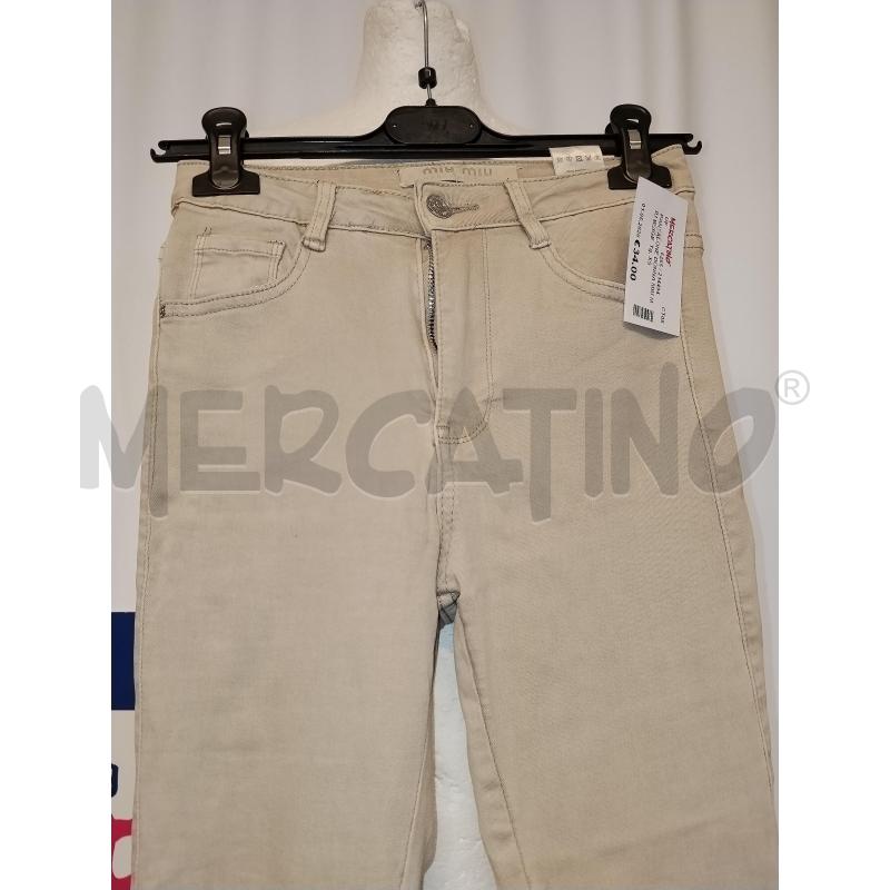 PANTALONE DONNA MIU MIU BEIGE | Mercatino dell'Usato Catania stazione centrale 2