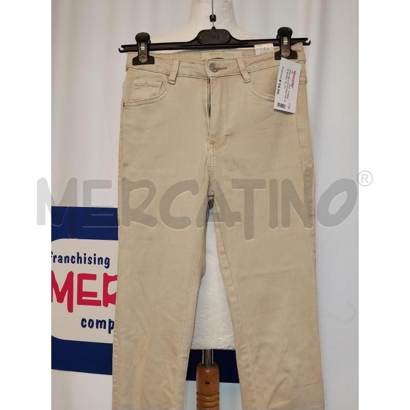 PANTALONE DONNA MIU MIU BEIGE | Mercatino dell'Usato Catania stazione centrale 3