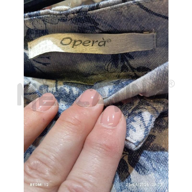 PANTALONE DONNA OPERA BLU A FANTASIA | Mercatino dell'Usato Catania stazione centrale 4