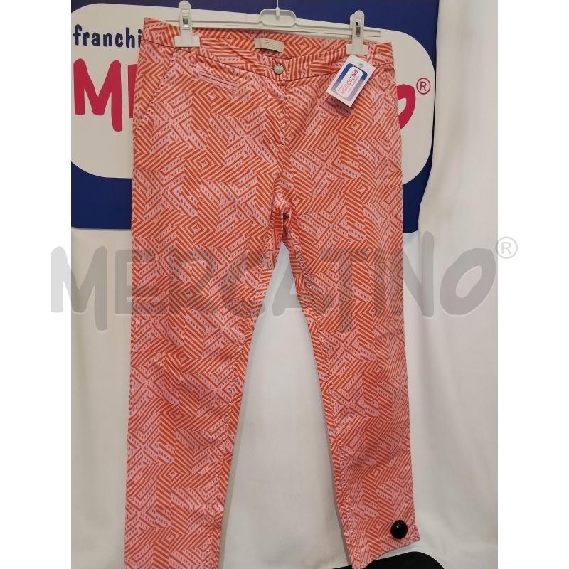 PANTALONE DONNA PINKO  ROSA E SALMONE A FANTASIA  | Mercatino dell'Usato Catania stazione centrale 3