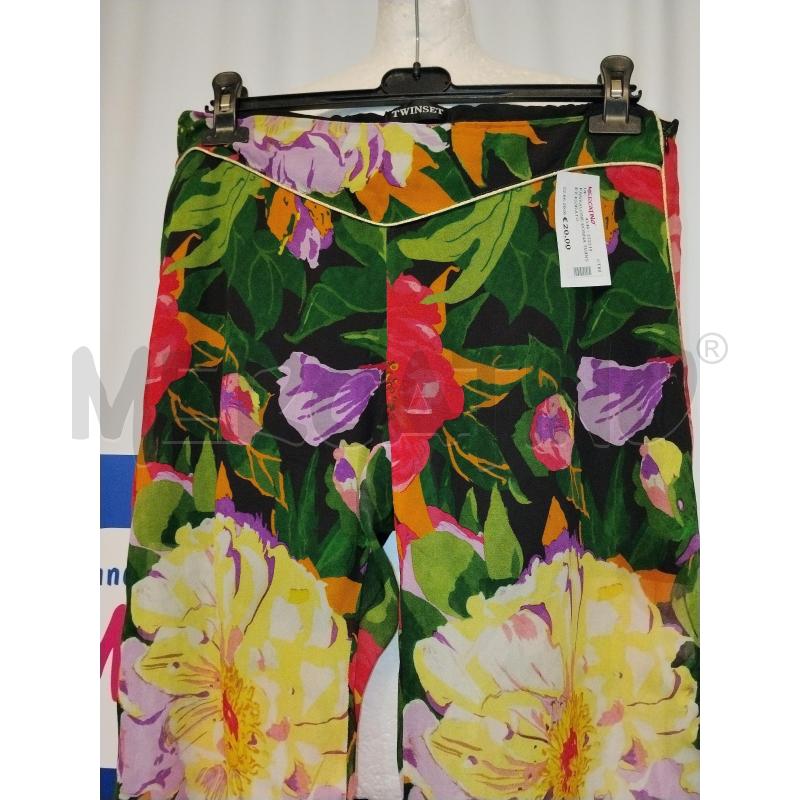 PANTALONE DONNA TWINSET FIORATO | Mercatino dell'Usato Catania stazione centrale 2
