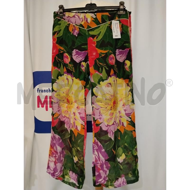 PANTALONE DONNA TWINSET FIORATO | Mercatino dell'Usato Catania stazione centrale 3