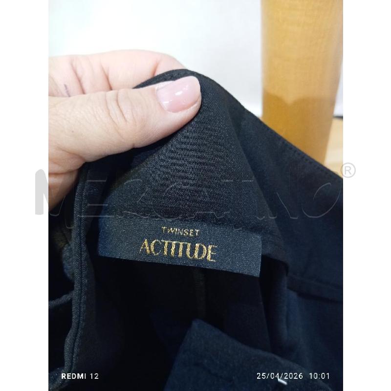 PANTALONE DONNA TWINSET NERO | Mercatino dell'Usato Catania stazione centrale 3