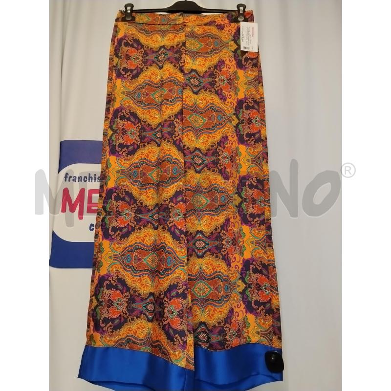 PANTALONE DONNA VICOLO A FANTASIA ARANCIONE | Mercatino dell'Usato Catania stazione centrale 1