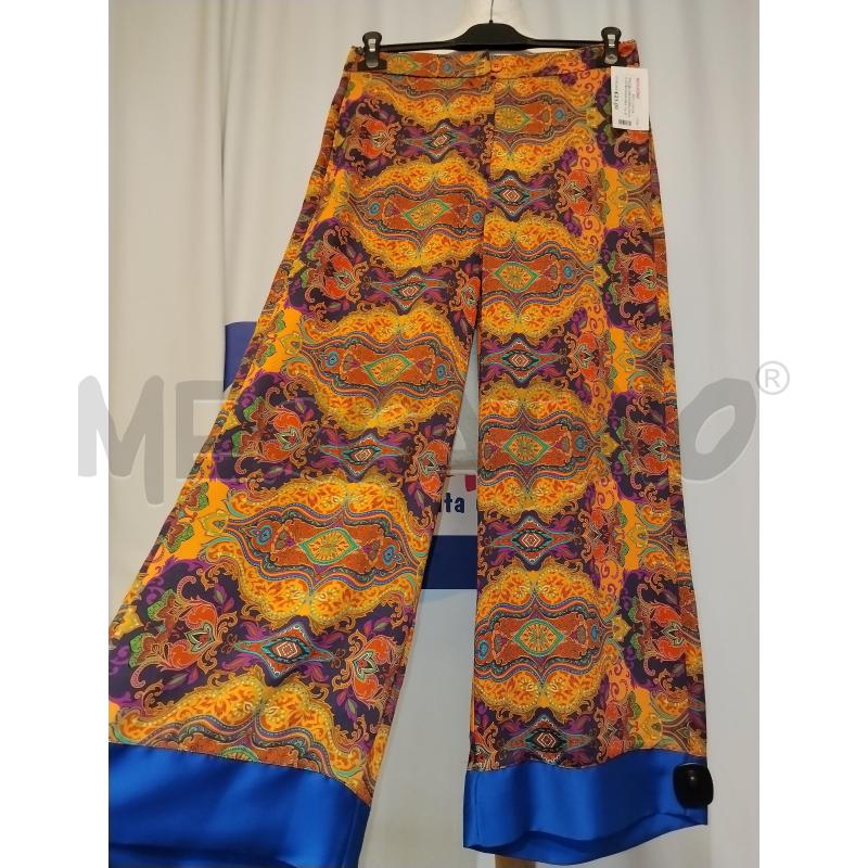 PANTALONE DONNA VICOLO A FANTASIA ARANCIONE | Mercatino dell'Usato Catania stazione centrale 2